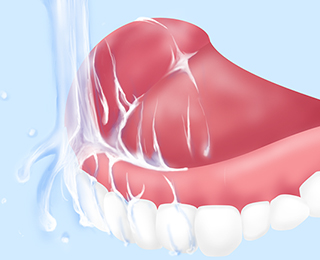 入れ歯洗浄剤も効果的